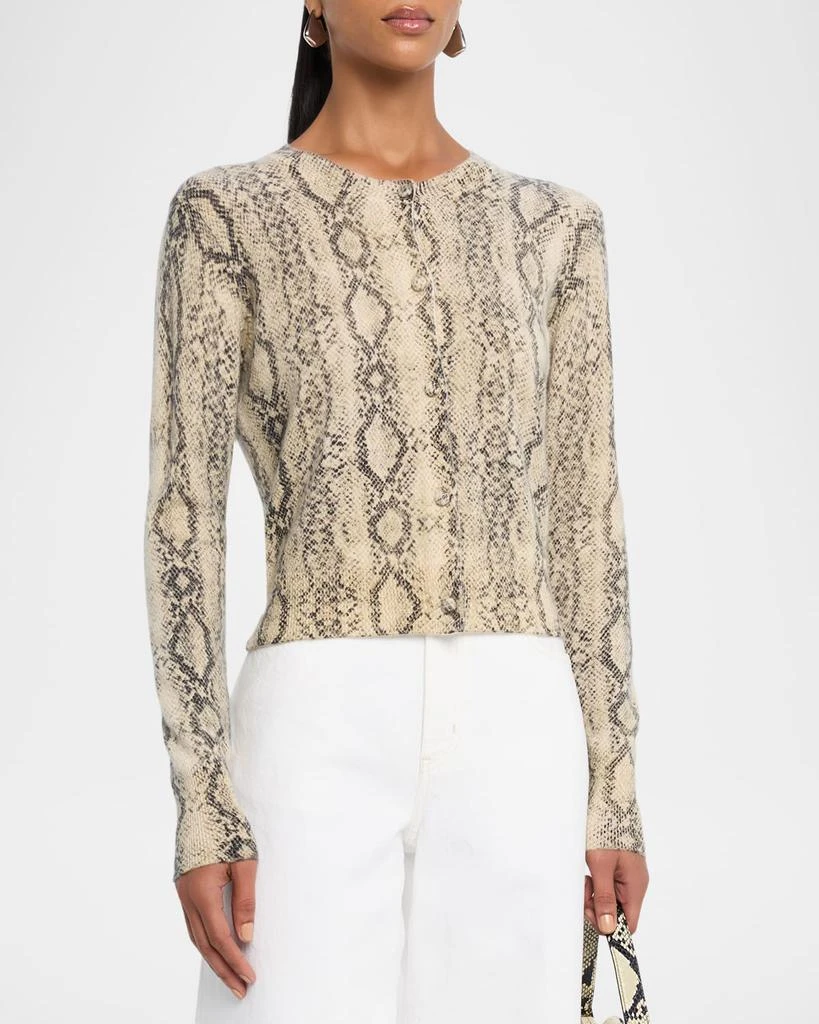 FRAME The Cashmere Snake Cardigan 4