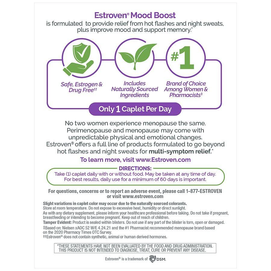 Estroven Menopause Relief + Mood Boost 2