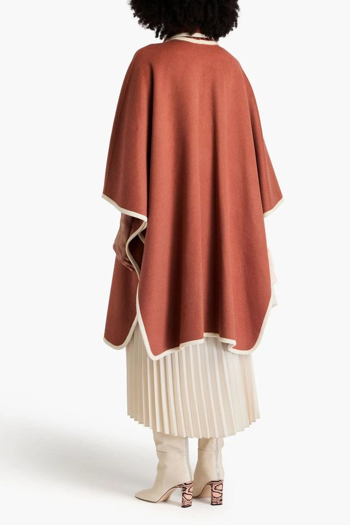 Zimmermann Draped wool-blend felt cape 3