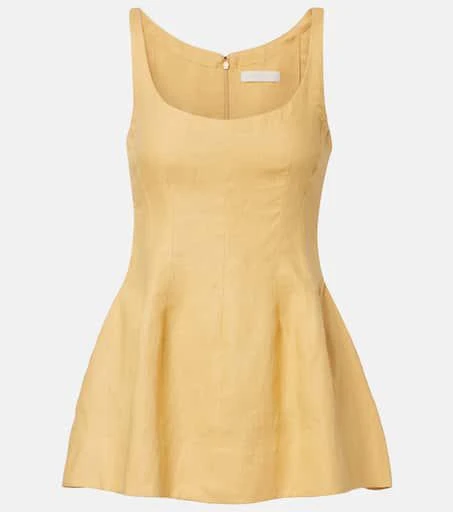 Faithfull Syna peplum linen top