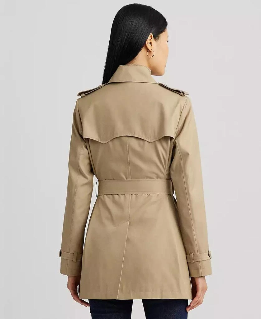 Ralph Lauren Women's Double-Breasted Short Trench Coat 2
