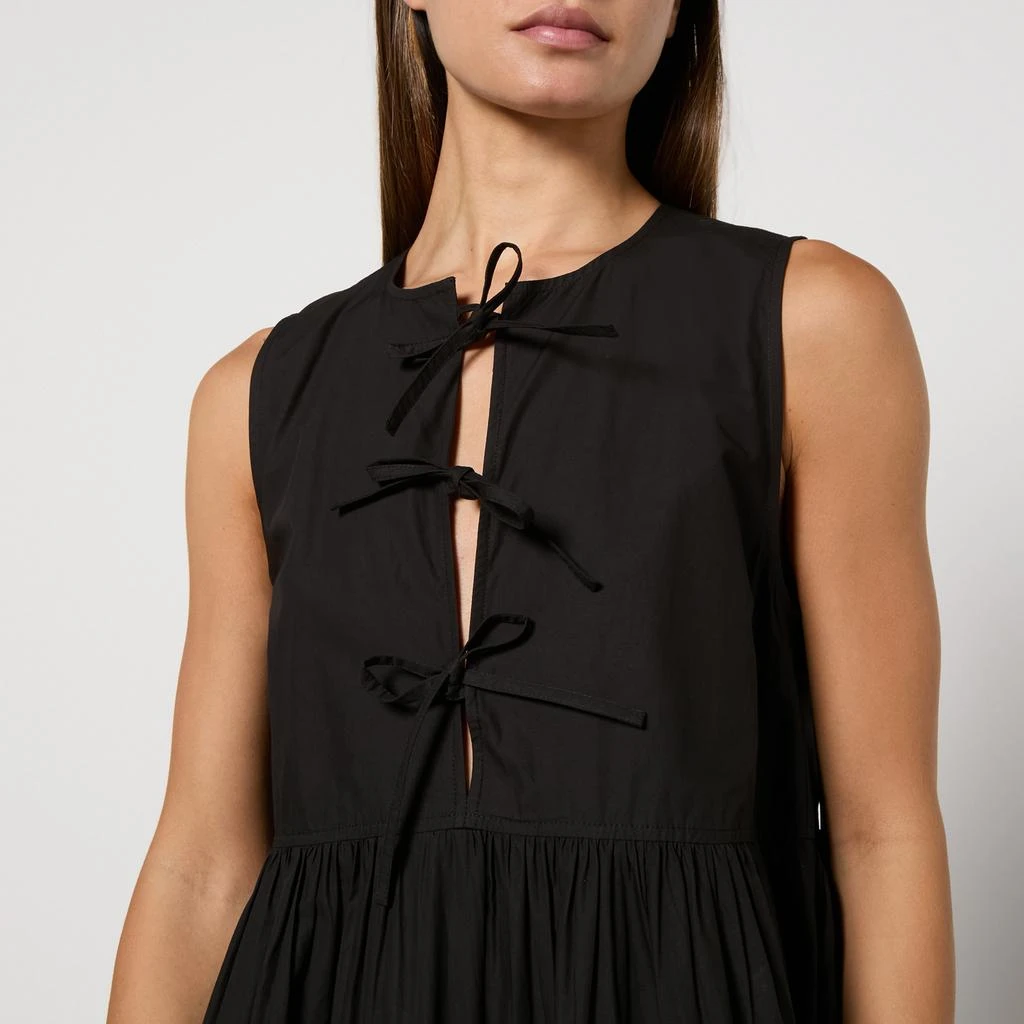 Ganni Cotton-Poplin Midi Dress 4