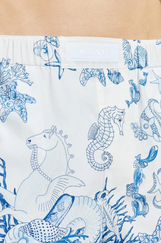 Versace Versace Allover Print Shorts 4