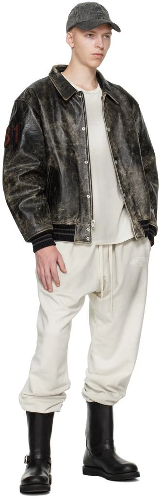 GUESS USA Off-White Printed Sweatpants 5