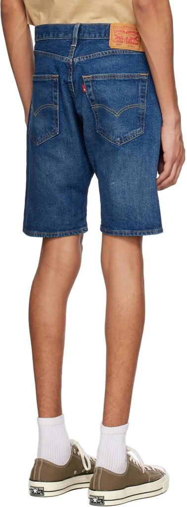 Levi's Blue 501 Hemmed Shorts 3