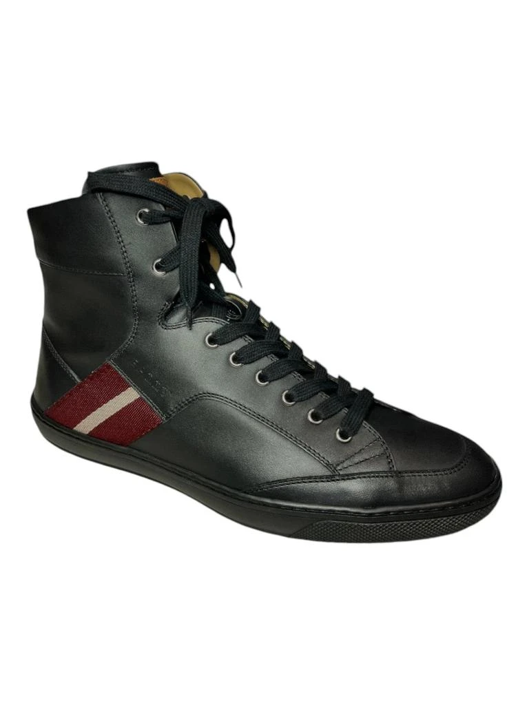 Bally Oldani Men's 6227952 Black High-Top Leather Sneakers 1