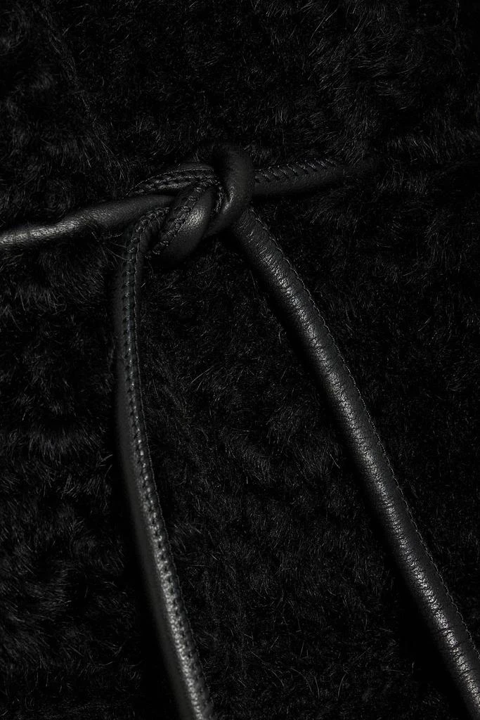 Zimmermann Knit-trimmed shearling coat 4