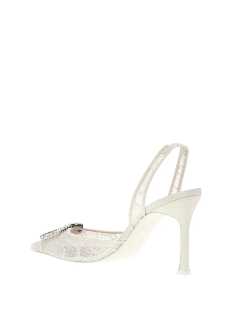 Amina Muaddi Camelia slingback lace Pumps 3