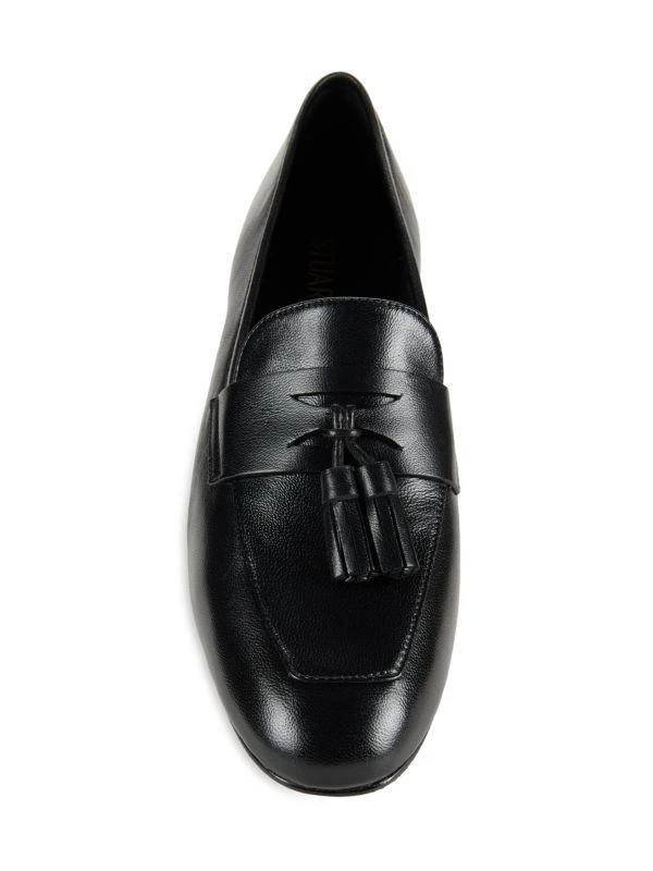 Stuart Weitzman Lyon Leather Tassel Loafers 5