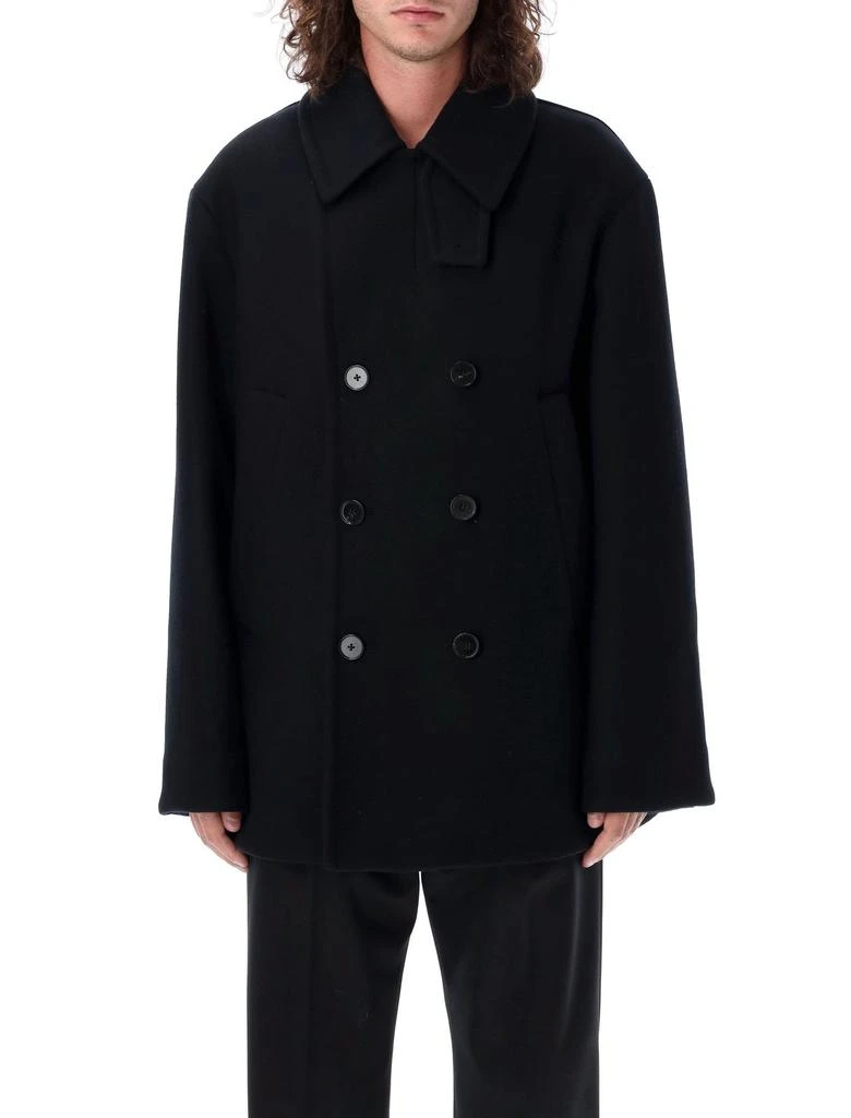 Jil Sander Jil Sander+ Double Breasted Felted Coat 1