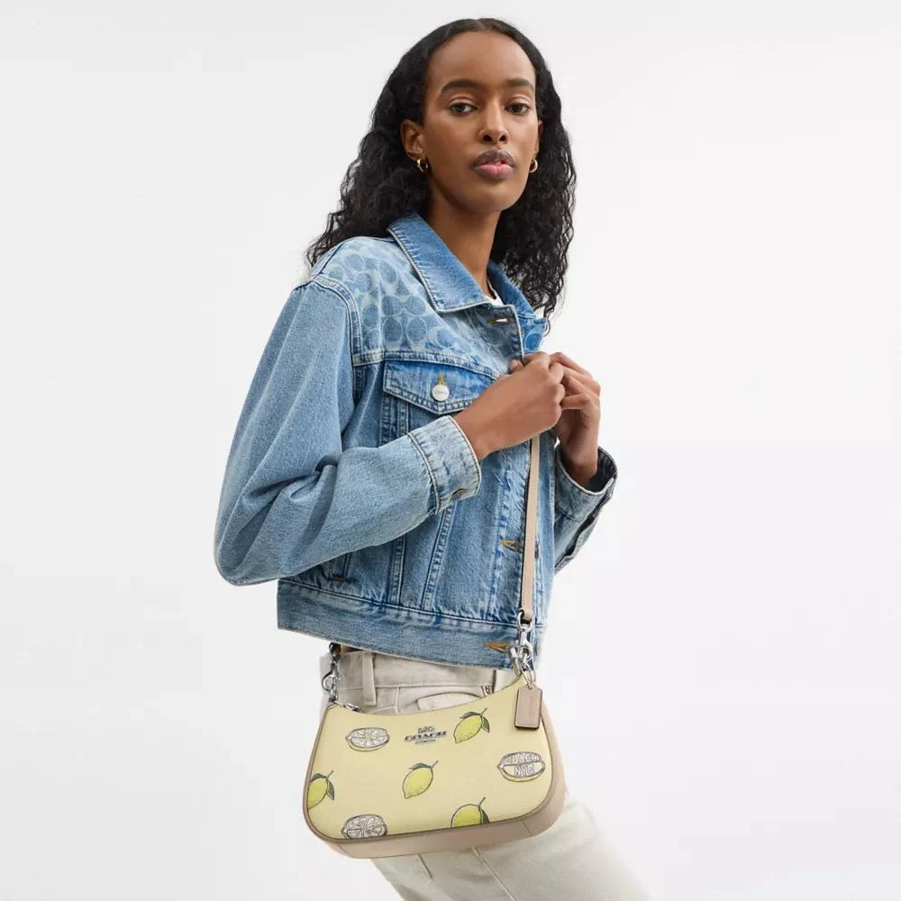 Coach Teri Shoulder Bag With Lemon Print 3