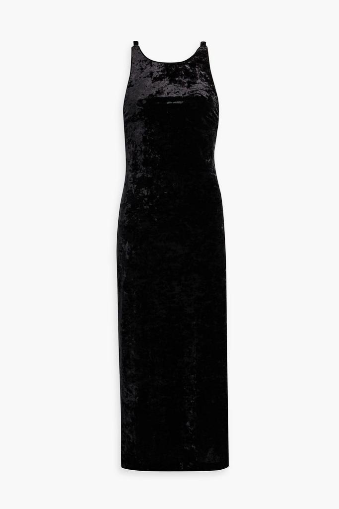 Anna Sui Crushed-velvet maxi dress