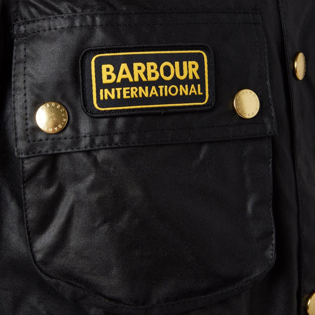 Barbour International Union Jack Waxed Cotton Jacket – On Sale Now