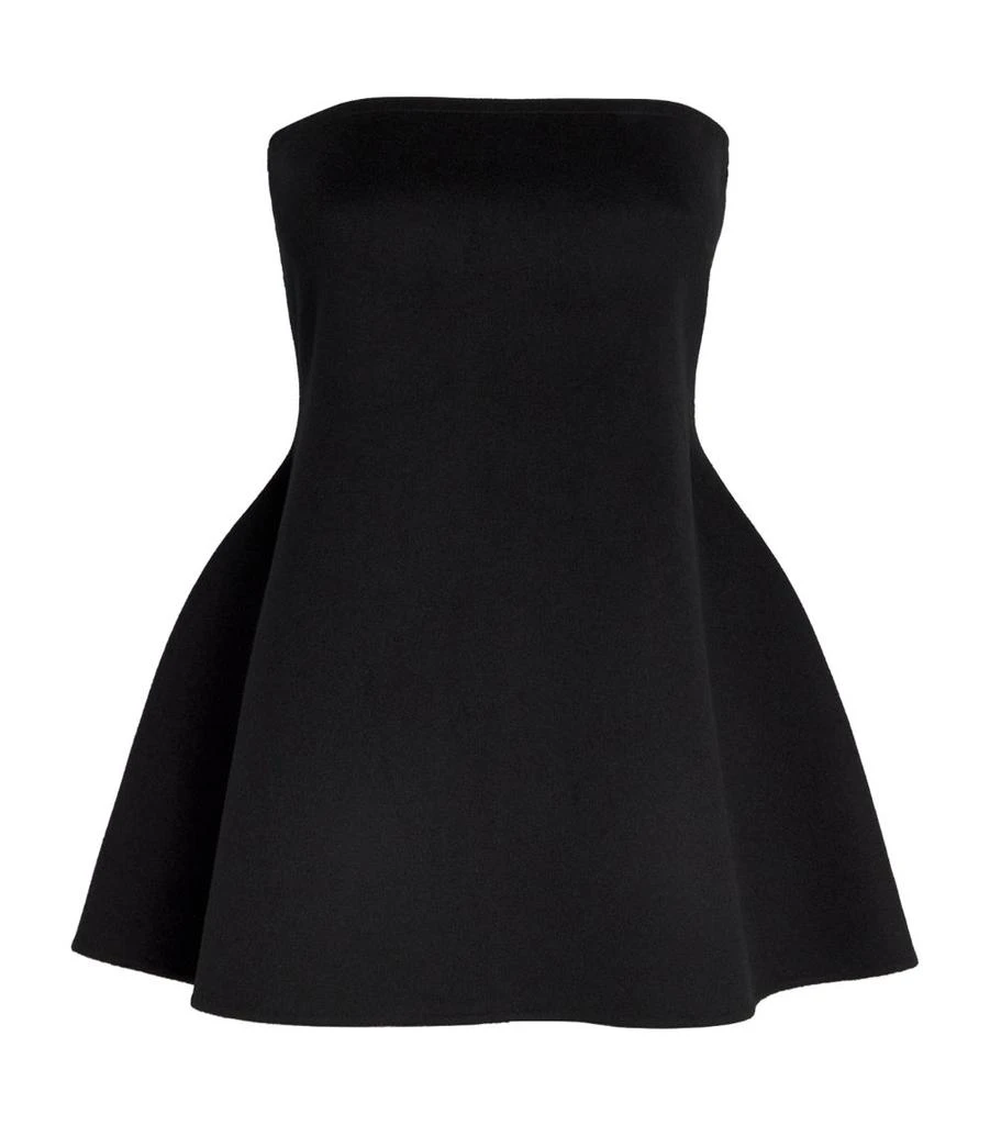 Róhe Peplum Bustier Top 1