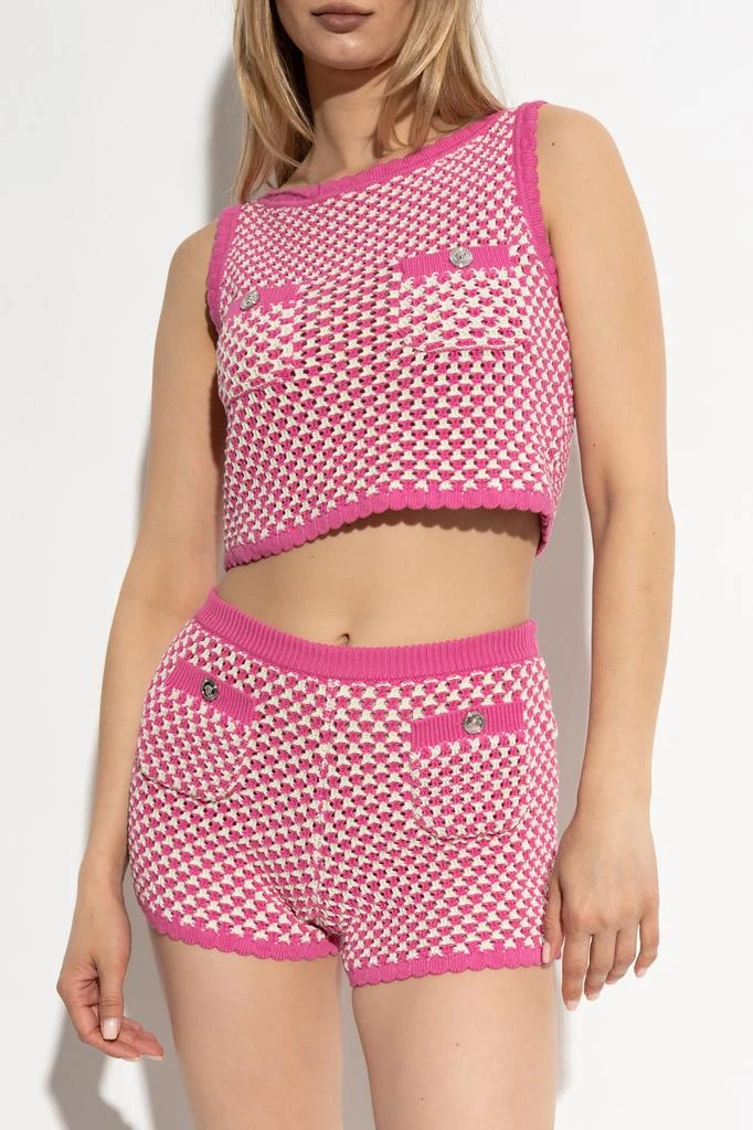 Versace Versace Pocket Knitted Cropped Top 2