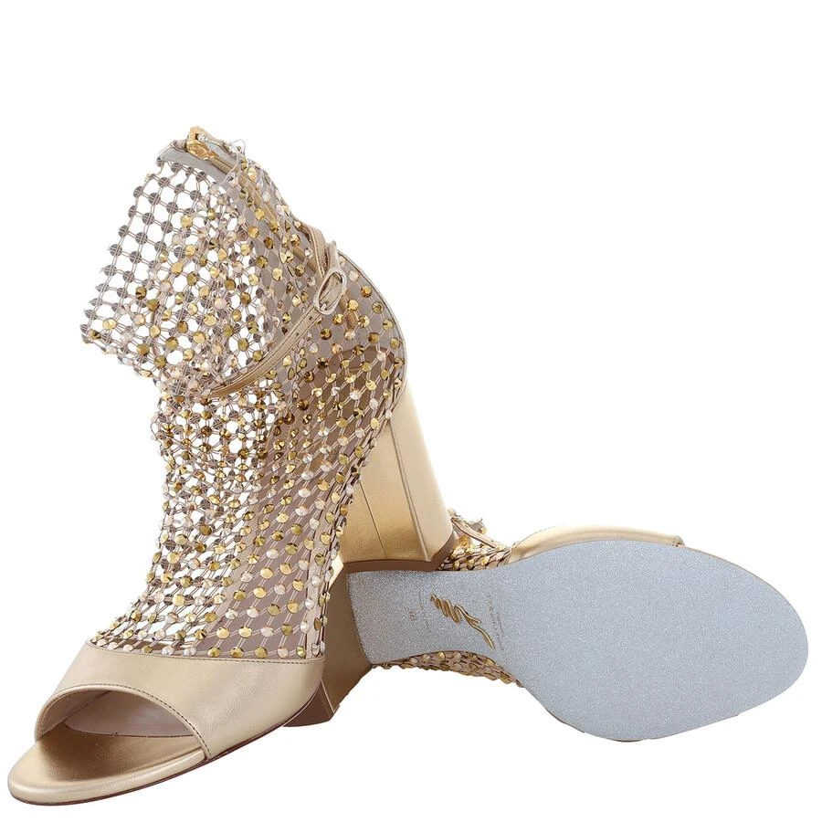Rene Caovilla Gold Galaxia 80 Jeweled Sandals 2