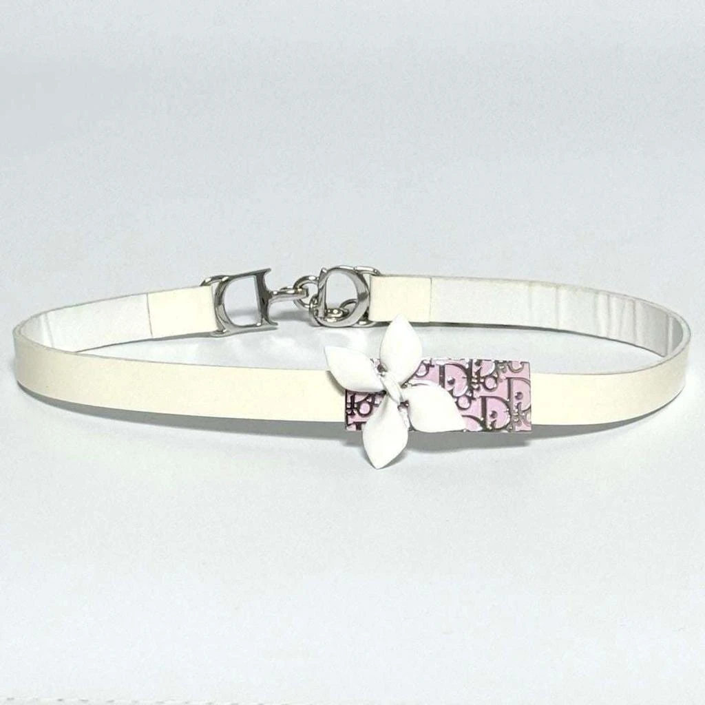Dior Leather Metal Choker (Pre-Owned)