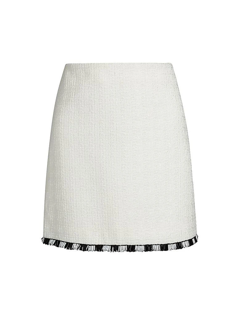 Milly Beaded Fringe Miniskirt 1
