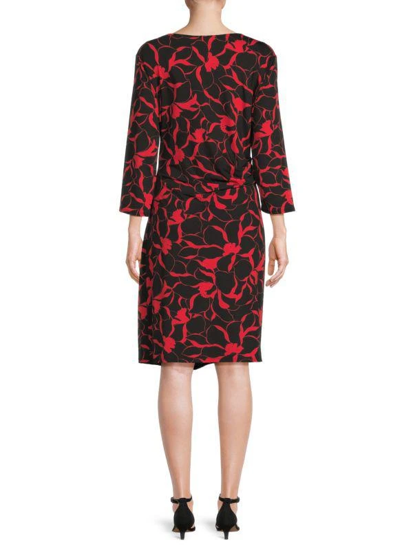 TASH + SOPHIE Floral Cowl Neck Dress 2