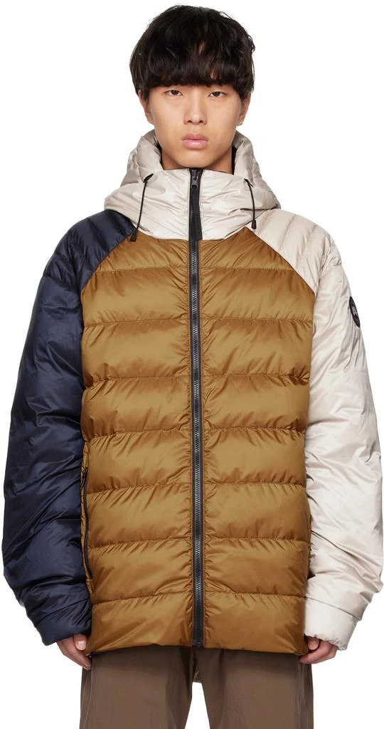 Canada Goose Tan & Navy Legacy Reversible Down Jacket 1