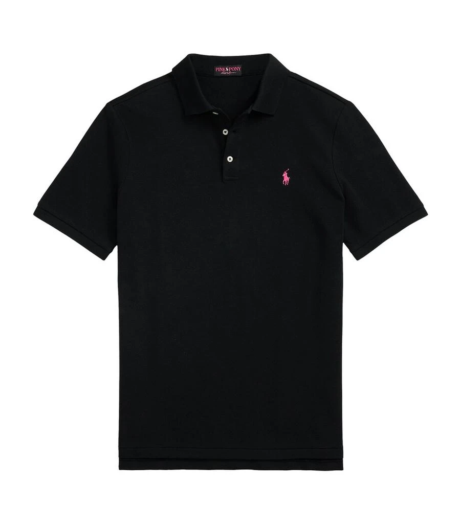 Ralph Lauren Cotton Mesh Pink Pony Polo Shirt 1