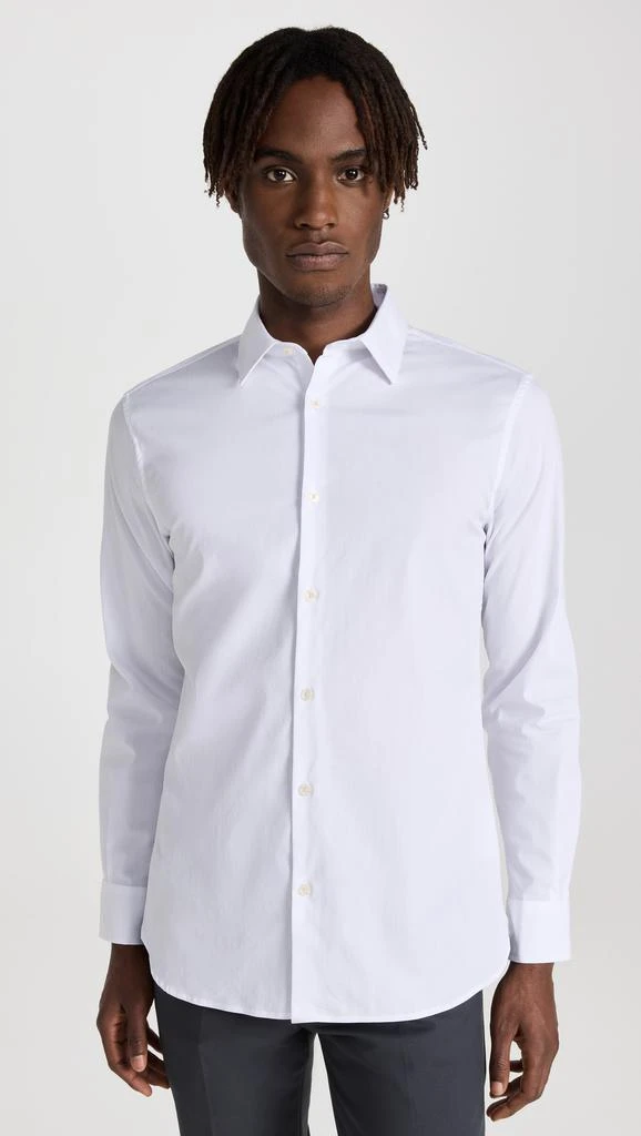 Club Monaco Stretch Poplin Dress Shirt 6