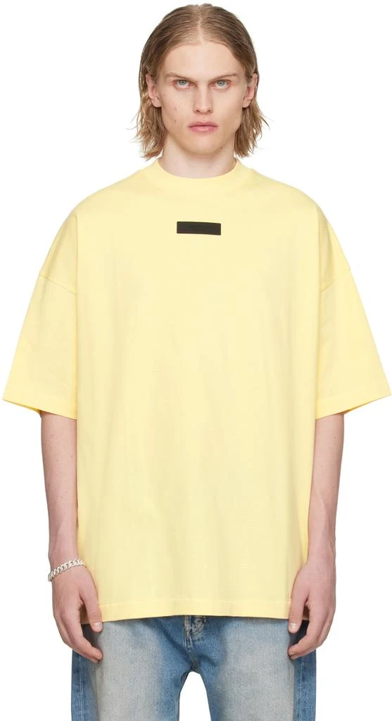 Fear of God ESSENTIALS Yellow Crewneck T-Shirt 1