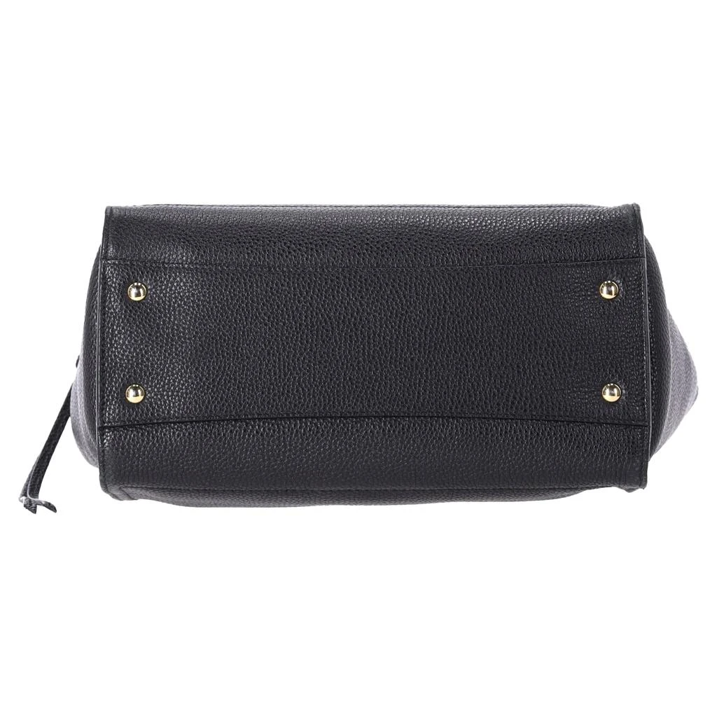 Salvatore Ferragamo Ferragamo Pebbled Medium Amy Tote in Black Leather 4