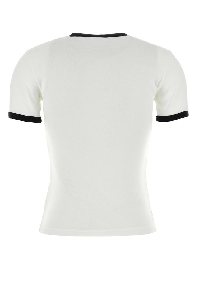 courreges White cotton t-shirt