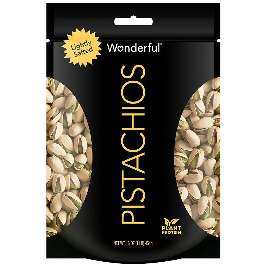 Wonderful In-Shell Pistachios Roasted & Lightly Salted 1