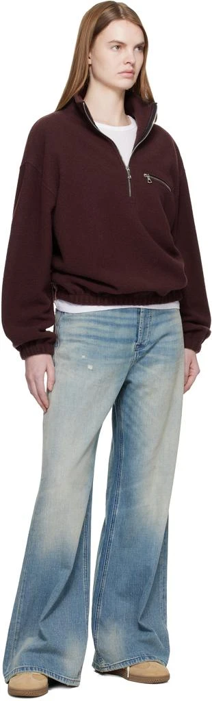 Balmain Beige Suede Balmain Swan Sneakers 5