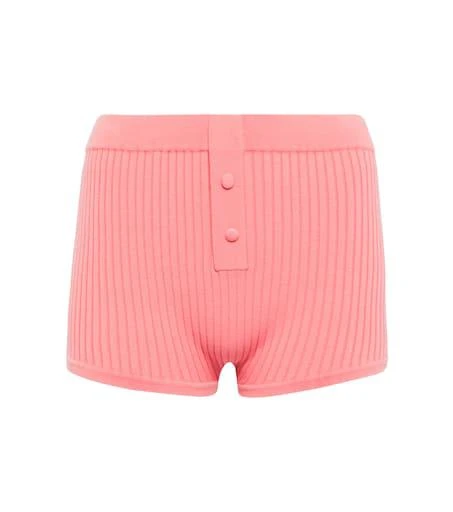 Live The Process Boy ribbed-knit shorts 1