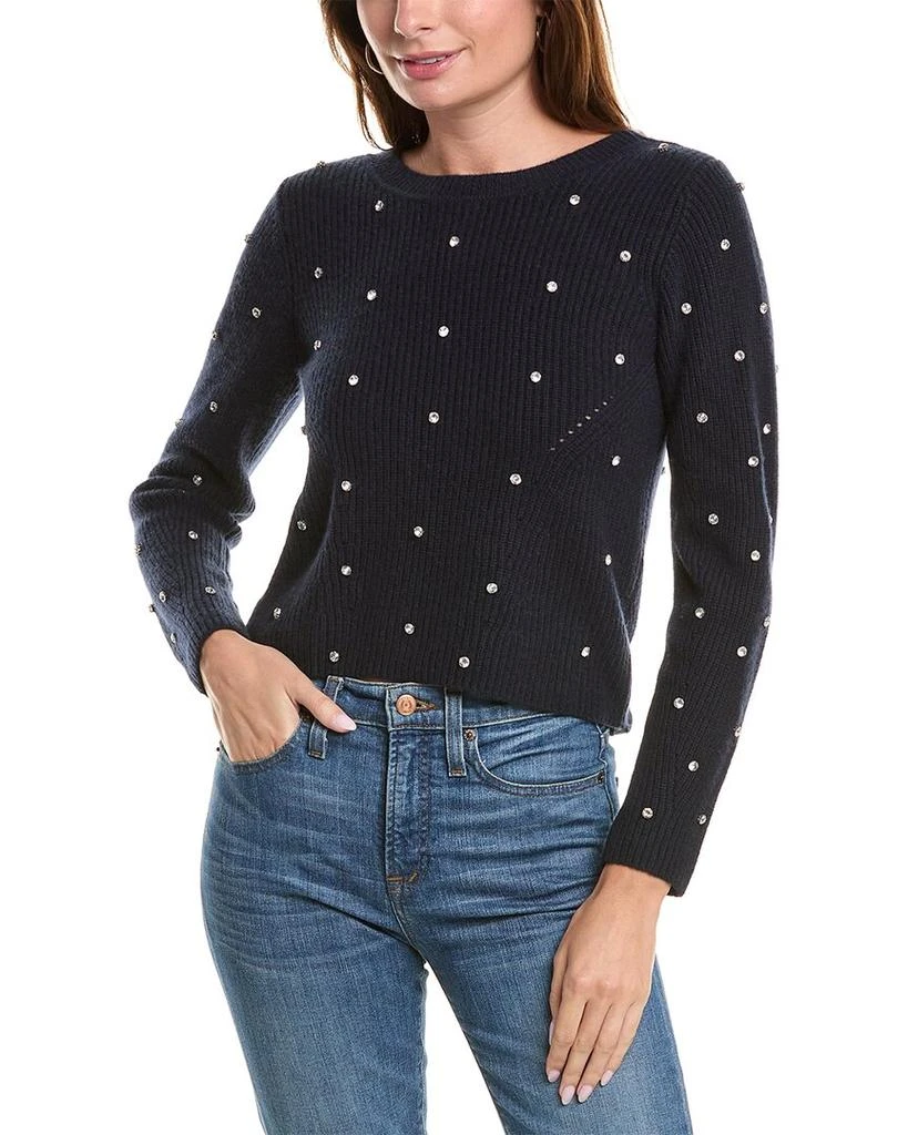 Tahari V-Wrap Cashmere Sweater 1