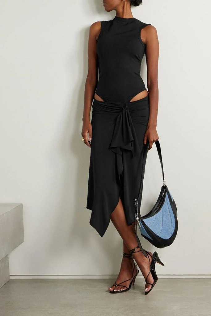 Mirna cutout draped jersey midi dress  On Sale Now with Up to 85% Off |  Discover Exclusive Deals & Savings at BeyondStyle  Authentic The Attico  midi dresses|dresses|women|clothing with Limited-Time Discounts,