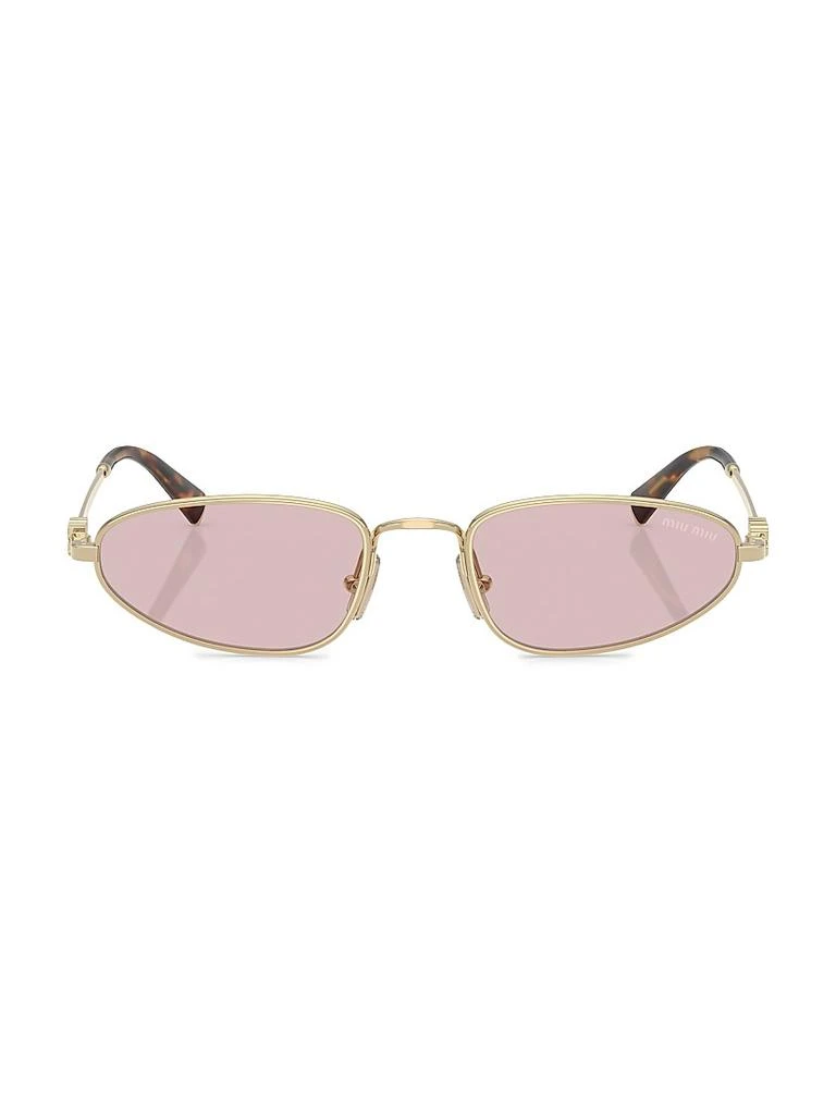 Miu Miu 52MM Oval Sunglasses 2