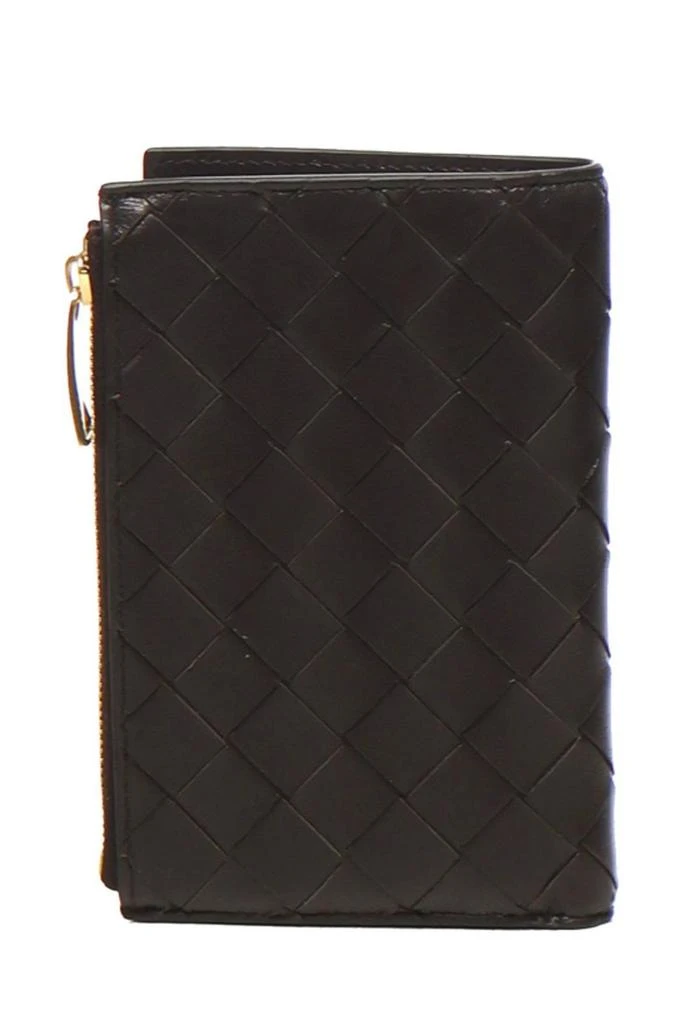 Bottega Veneta Bottega Veneta Medium Intrecciato Bi-Fold Zip Wallet 2