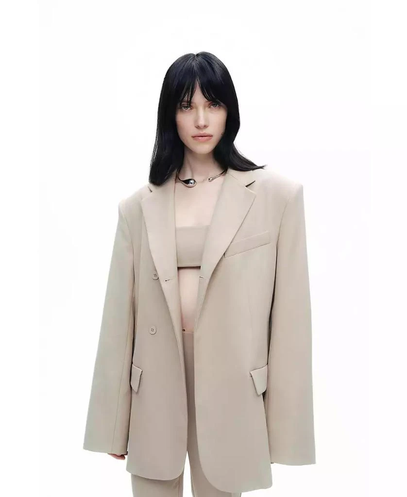 NOCTURNE Women
s Oversized Blazer Jacket