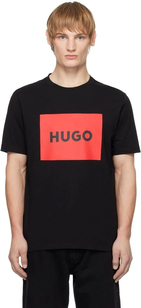 Hugo Boss Black Cotton Jersey Regular-Fit T-shirt 1