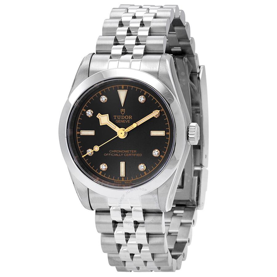 Tudor Black Bay Automatic Diamond Anthracite Dial Ladies Watch M79600-0004