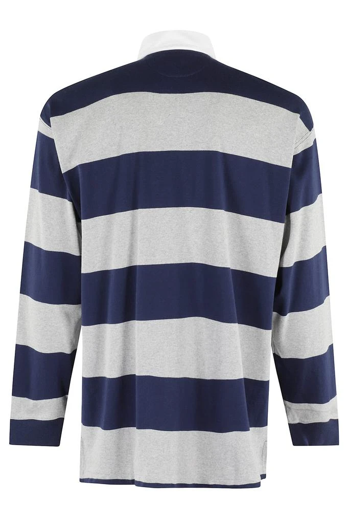 Ralph Lauren Multicolor Polo Shirt With Classic Collar And All-over Striped Motif In Cotton Man 2