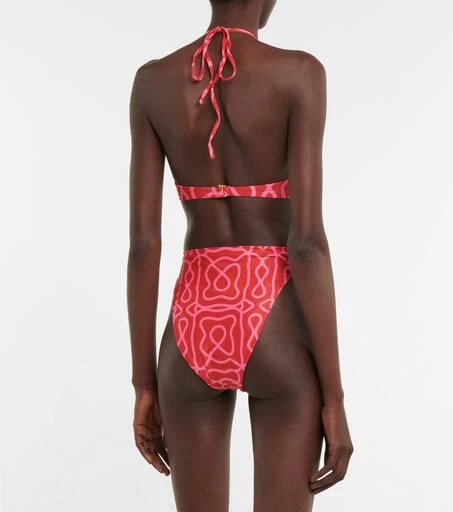 Agua by Agua Bendita Candela printed bikini top 3