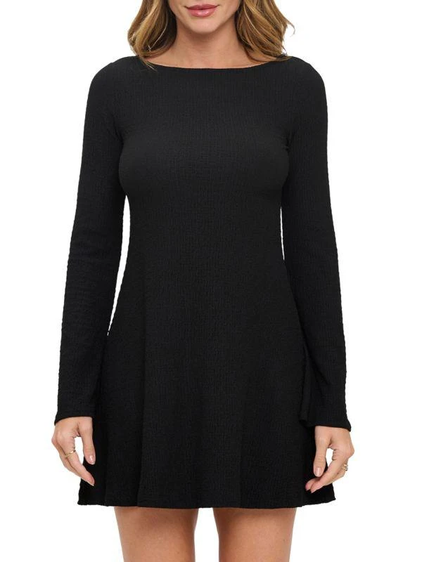 Renee C. Boatneck Swing Minidress 1