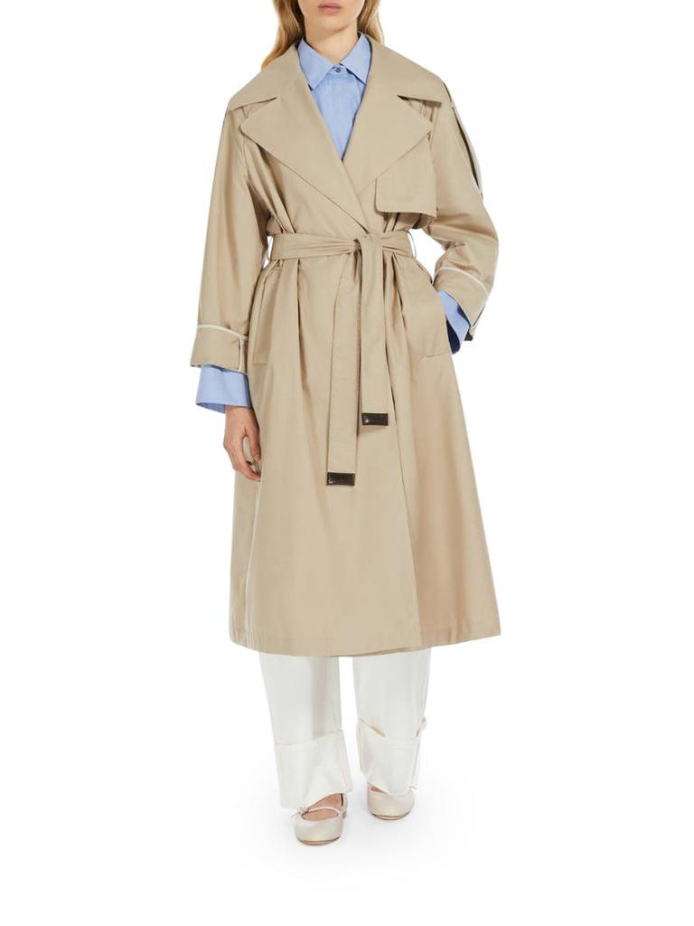 MAX MARA THE CUBE OVERALL TRENCH COAT IN DROP - Coats - Free