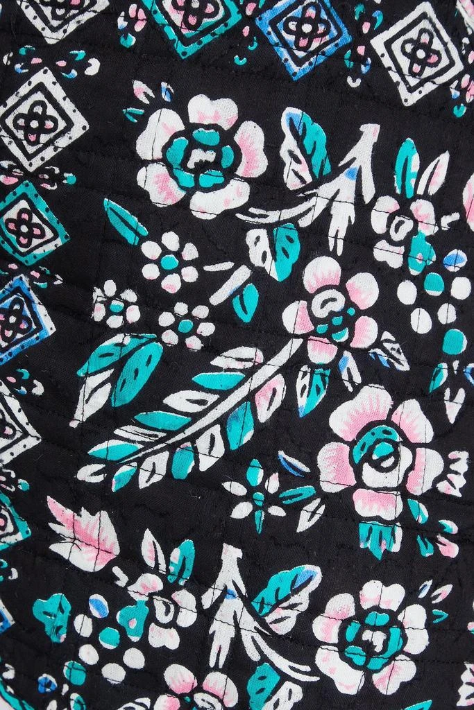 ANTIK BATIK Flora cropped floral-print cotton-gauze vest 4
