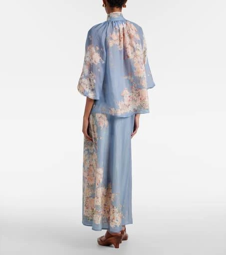 Zimmermann Cascadian floral ramie blouse 3