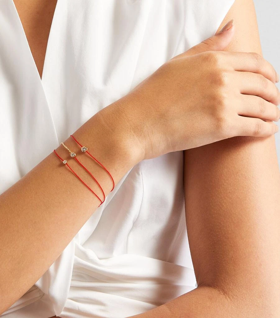 Redline Rose Gold and Diamond Absolu Thread Bracelet 5