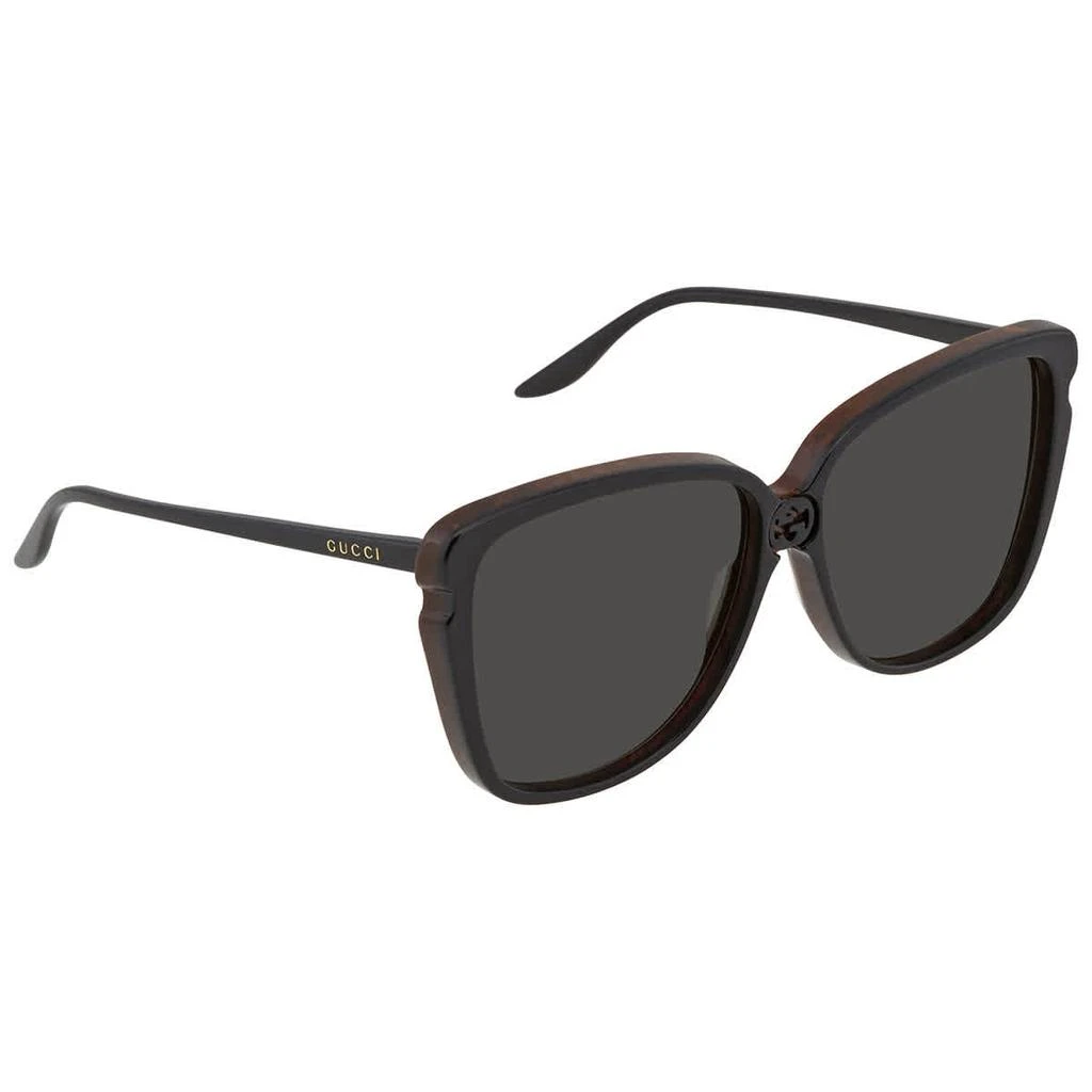 Gucci Gucci Grey Butterfly Ladies Sunglasses GG0709S 002 63 1