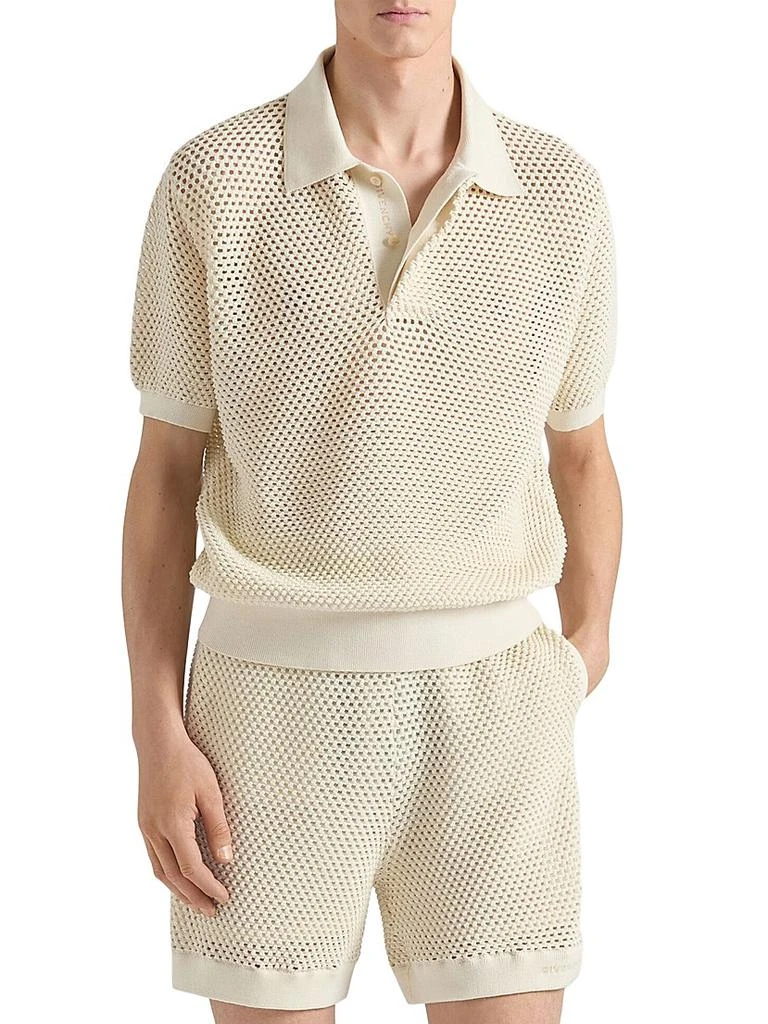 Givenchy Polo Shirt in Crochet 2