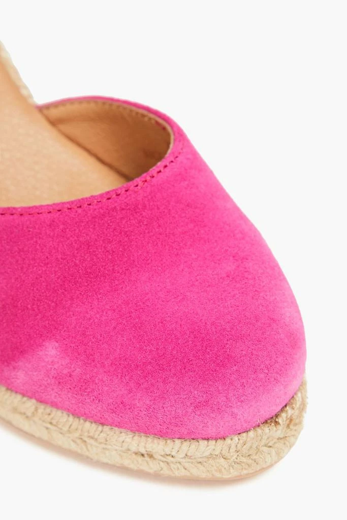 LAST STUDIO Leda suede wedge espadrilles 4