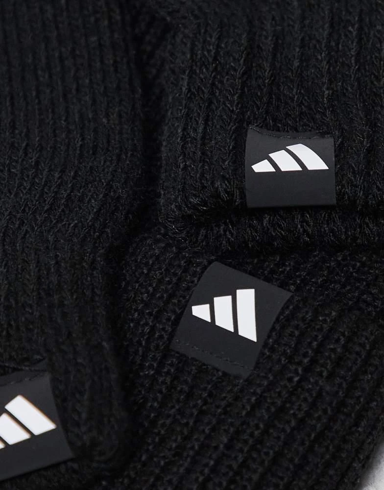 Adidas adidas Training glove and beanie gift set in black 2